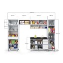 Ver imagem 4 de Armário De Cozinha Completa Top Class 5 Peças Com 10 Portas Branco