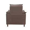 Ver imagem 5 de Kit 02 Poltronas Isa Escritório Consultório Recepção Suede Marrom - Mabe Magazine