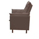 Ver imagem 4 de Kit 02 Poltronas Isa Escritório Consultório Recepção Suede Marrom - Mabe Magazine