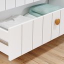 Ver imagem 3 de Cômoda Infantil Cupcake 1 Porta e 4 Gavetas Branco Acetinado/Nature - Permóbili Baby
