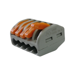 Conector Emenda Fio elétrico Alavanca 5 Vias - 03un - 4