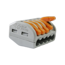 Ver imagem 1 de Conector Emenda Fio elétrico Alavanca 5 Vias - 03un