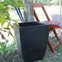 Ver imagem 4 de Kit 4 Vaso Planta 45x35 Moderno Trapézio Polietileno BGPLASTICOS MARROM CHOCOLATE 020