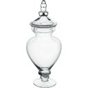 Ver imagem 2 de Potiche Decorativo Bomboniere Home&co Vidro 44x18x18cm Transparente
