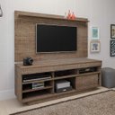 Ver imagem 1 de Rack com Painel para TV até 47 Polegadas 2 Prateleiras Roma Moderno Artely