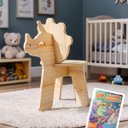 Ver imagem 1 de Cadeira Infantil Petit Pinus Kit Livro Educativo - Borboletinha Petit | Eita Casa Perfeita - Dinossa