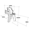 Ver mais imagens de Cadeira Infantil Petit Pinus Kit Livro Educativo - Borboletinha Petit | Eita Casa Perfeita - Dinossa