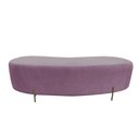 Ver imagem 4 de Puff Decorativo Orgânico Alana Veludo Rosê