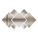 Ver imagem 1 de Espelho Decorativo Acrílico 110x55cm 7 Peças Sala 1013