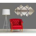 Ver imagem 2 de Espelho Decorativo Acrílico 110x55cm 7 Peças Sala 1013