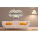 Ver imagem 4 de Espelho Decorativo Acrílico 110x55cm 7 Peças Sala 1013