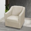 Ver imagem 2 de Kit 4 Poltronas Decorativas para Sala de Espera Recepção Escritório Consultório Suede