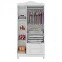 Ver imagem 5 de Guarda-Roupa Infantil Ariel 3 Portas 2 Gavetas Branco Fosco