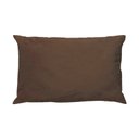 Ver imagem 5 de Kit 2 Capas para Almofada em Veludo Liso Retangular 60x40 Cor:marrom Camurça