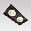 Ver imagem 6 de Spot de Embutir Recuado Duplo Fit Click Alumínio Preto P/ 2xar111 St2986