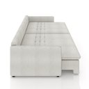 Ver imagem 7 de Sofá Reclinável e Retrátil Gandalf Bipartido 194cm Caixa Zero com Almofadas Bouclê Cinza G33 - Gran 