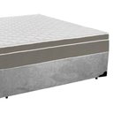 Ver imagem 5 de Cama Box Casal Suede + Colchão Sereneprime Molas Ensacadas 138x188x65 Cinza