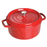 Caçarola Redonda em Ferro Fundido 24cm Cereja Staub - 1