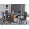 Conjunto para Sala de Jantar com 6 Cadeiras Vegas - 1