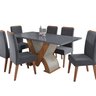 Conjunto para Sala de Jantar com 6 Cadeiras Vegas - 2