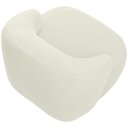 Ver imagem 6 de Kit 02 Poltronas Decorativa Fixa Orgânica para Sala Living Barolo L06 Veludo Bege - Lyam Decor
