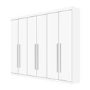 Ver imagem 1 de Guarda-Roupa Casal 6 Portas e 6 Gavetas da Vinci Plus D'Doro Móveis - Branco D'Doro Móveis
