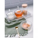 Ver imagem 4 de Açucareiro Cristal com Colher Pearl 10 Cm X 8 Cm X 7 Cm Wolff Transparente