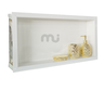Nicho que Não Empoça Água no Fundo Branco para Box Banheiro em Porcelanato Luxo - 6