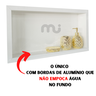 Nicho que Não Empoça Água no Fundo Branco para Box Banheiro em Porcelanato Luxo - 3