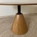 Ver imagem 2 de Mesa de Jantar Cone Velt Redonda 160 Cm Tampo Freijó Base Freijó Tampo Freijó Base Freijó Personal a