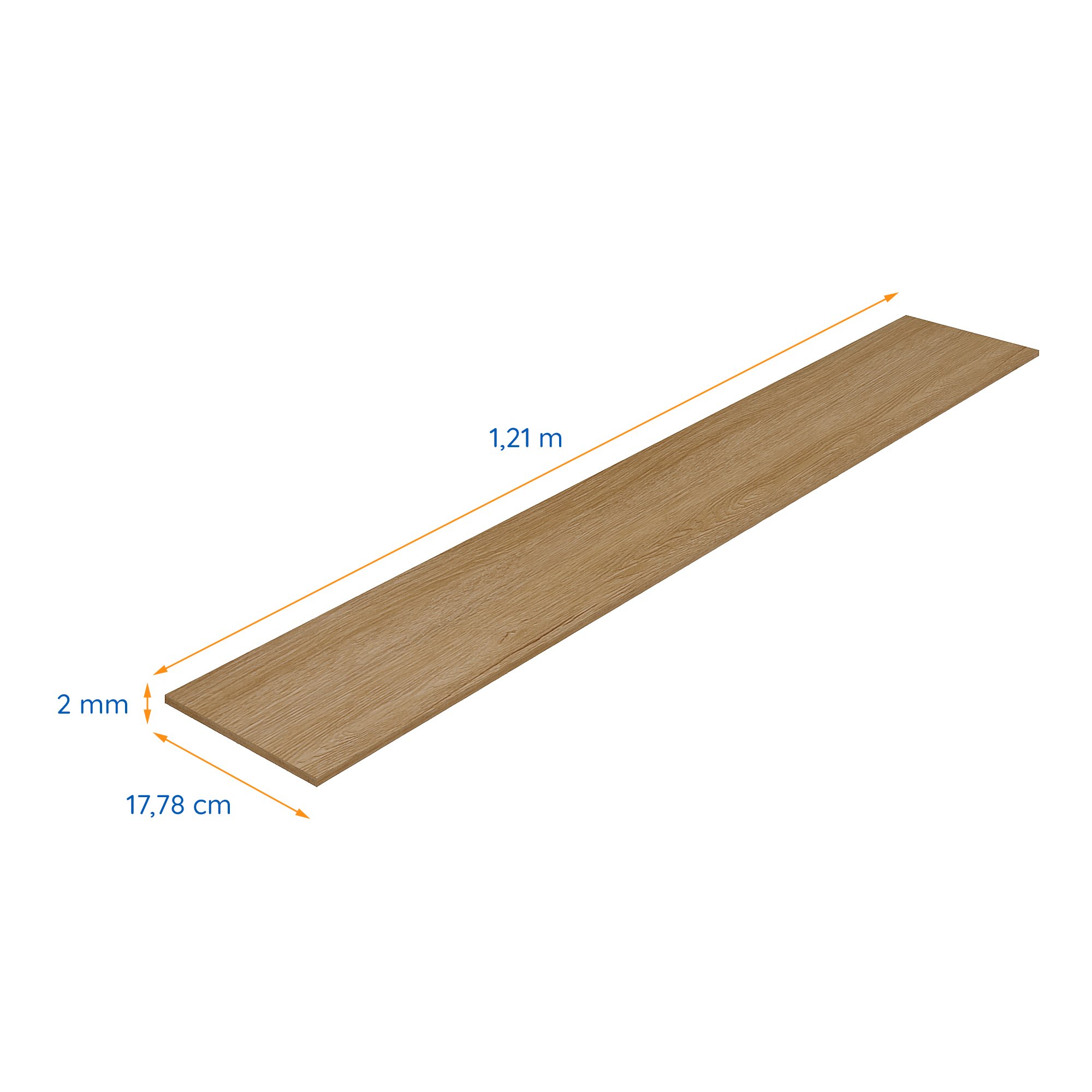 Piso Vinílico em Régua 17,78cm x 2mm x 1,21m Sofisticato Ruffino  - 4