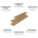 Ver imagem 5 de Piso Vinílico em Régua 17,78cm X 2mm X 1,21m Sofisticato Ruffino