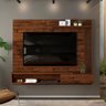 Painel para TV até 70 Polegadas Rippi - DJ Móveis. - Rúst. Malbec - 1