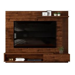 Painel para TV até 70 Polegadas Rippi - DJ Móveis. - Rúst. Malbec - 2