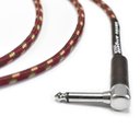 Ver imagem 2 de Cabo de Guitarra Angel Tx 0,30 Mm Comector P10/p10 90º 15ft 4,57 Metros Textil