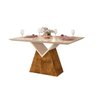 Mesa de Jantar 4 Lugares Argo 120x90cm | Dj Móveis - Demolição e Off White - 1