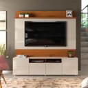 Ver imagem 1 de Home Theater Quadrus para TV até 70 Polegadas | Dj Móveis - Rúst. Terrara e Off White