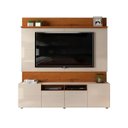 Ver imagem 2 de Home Theater Quadrus para TV até 70 Polegadas | Dj Móveis - Rúst. Terrara e Off White