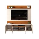 Ver imagem 3 de Home Theater Quadrus para TV até 70 Polegadas | Dj Móveis - Rúst. Terrara e Off White