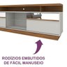 Rack para TV até 65 Polegadas Recife | Linea Brasil - Off White e Nogueira - 4