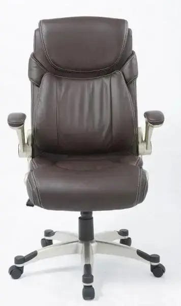 Cadeira Presidente Pelegrin PEL-4209 em Couro Pu Marrom - 2