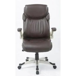Cadeira Presidente Pelegrin PEL-4209 em Couro Pu Marrom - 2