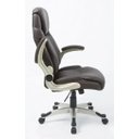 Ver imagem 3 de Cadeira Presidente Pelegrin PEL-4209 em Couro Pu Marrom