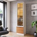 Ver mais imagens de Kit 2 Cristaleiras Noble 2 Portas 92cm Off White-Jequitiba Movelove