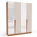 Ver imagem 3 de Guarda Roupa Casal 4 Portas e 4 Gavetas com Espelho 240847 Linha Porto Politorno Móveis