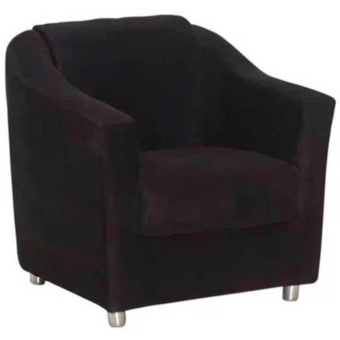 Poltrona Decorativa Luiza Animale Preto