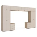 Ver imagem 2 de Guarda-Roupa Modular 370 cm Frame Yescasa