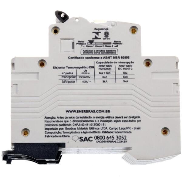 Disjuntor Tripolar 32A 230/400Vca Enerbras - DT3 E3C32 - 4