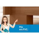 Ver imagem 3 de Cômoda Aruba 4 Gavetas Jatoba/Areia S. Andirá
