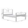 Cama de Casal Oasis Branco - Art Panta - 3